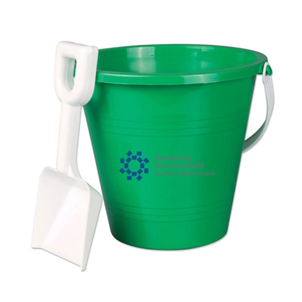 9" plastic sand pail and shovel.... from ASI 63549 Jornik Manufacturing Corp / Jornik