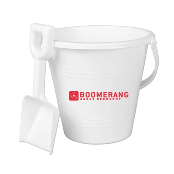 9" plastic sand pail and shovel.... from ASI 63549 Jornik Manufacturing Corp / Jornik