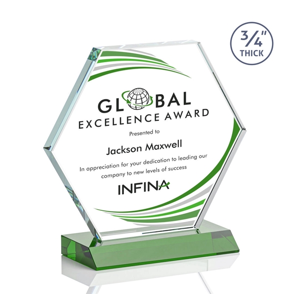 The Pickering VividPrint™ Starfire Crystal Award features a brilliant... from ASI 84592 St Regis Group / St Regis