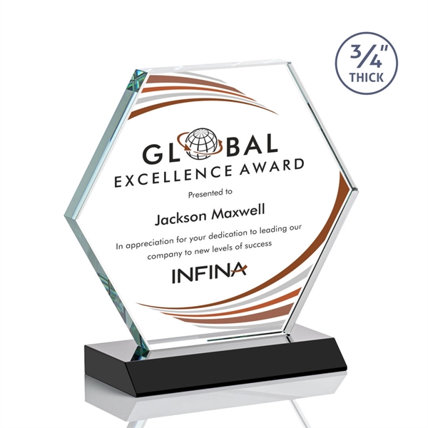 The Pickering VividPrint™ Starfire Crystal Award features a brilliant... from ASI 84592 St Regis Group / St Regis