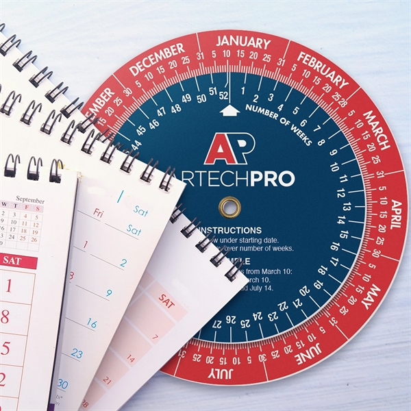 Date Finder Wheel Calculator. Digitally printed in full color directly on... from ASI 87400 ArtechPro