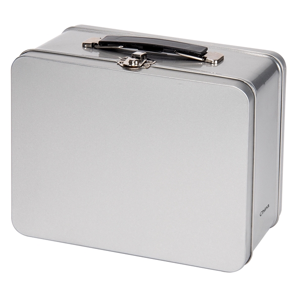 Throwback tin lunch box for taking your meal to work or... from ASI 61125 Hit Promotional Products / Hit®