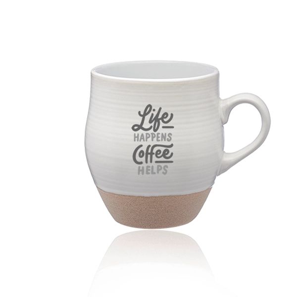 16 oz. Admiral ceramic mug with a pottery-like glaze finish throughout... from ASI 39552 BEL Promo