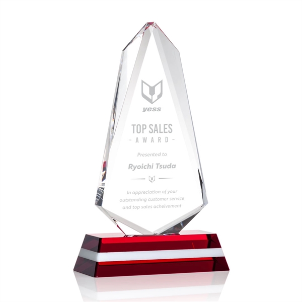 The prestigious Fogacci Award features a beveled Optical Crystal that glistens... from ASI 84592 St Regis Group / St Regis