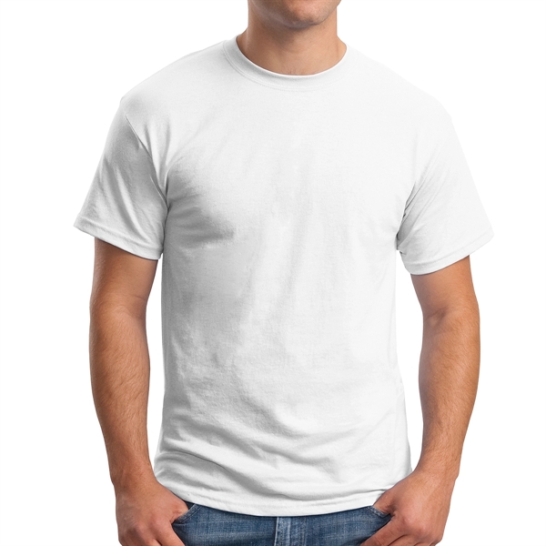 Hanes EcoSmart 50/50 cotton/polyester T-shirt made with up to 5% recycled... from ASI 61125 Hit Promotional Products / Hit®