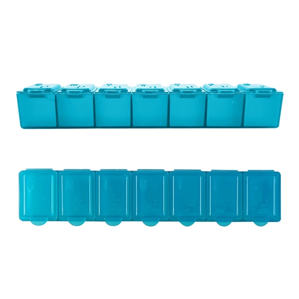 7 day pill container that's perfect for customers with medication they... from ASI 61125 Hit Promotional Products / Hit®