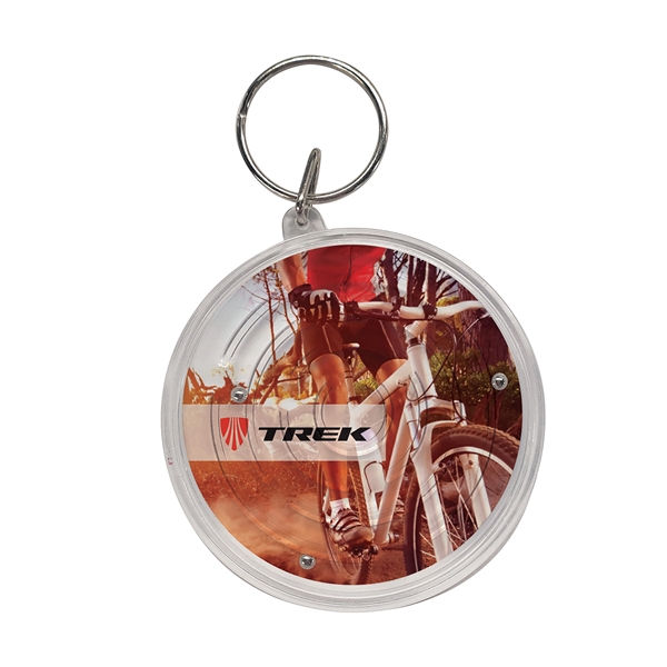 2.4" x 0.26" round plastic maze and ball puzzle with keychain.... from ASI 90807 Tekweld