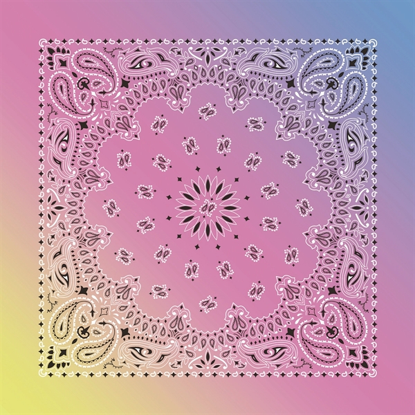 22" x 22" paisley print bandanna made of 100% cotton.... from ASI 44020 Bandanna Promotions By CARO-LINE / Bandanna Promotions