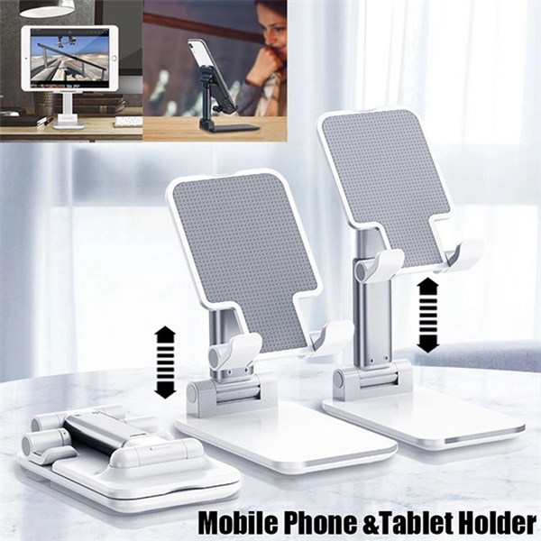 4.5" x 2.5" x 1" plastic adjustable folding cellphone and tablet... from ASI 57956 Graphco line