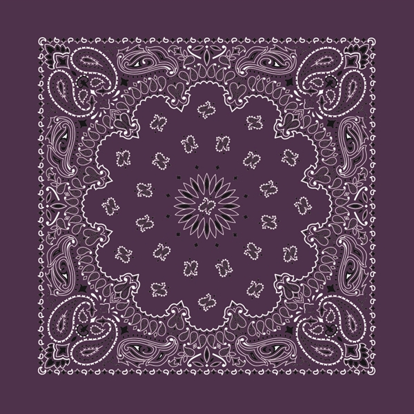 22" x 22" cotton bandana with American paisley print.... from ASI 44020 Bandanna Promotions By CARO-LINE / Bandanna Promotions