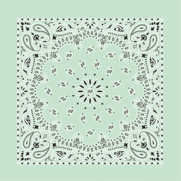 22" x 22" cotton bandana with American paisley print.... from ASI 44020 Bandanna Promotions By CARO-LINE / Bandanna Promotions