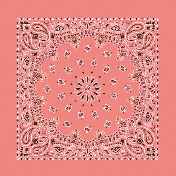 22" x 22" cotton bandana with American paisley print.... from ASI 44020 Bandanna Promotions By CARO-LINE / Bandanna Promotions