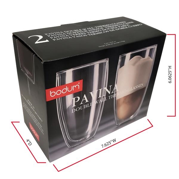 Bodum Pavina double-wall glass keep cold drinks cold and hot drinks... from ASI 91416 ZZ MERGED - Titan Custom Products Inc / Titan