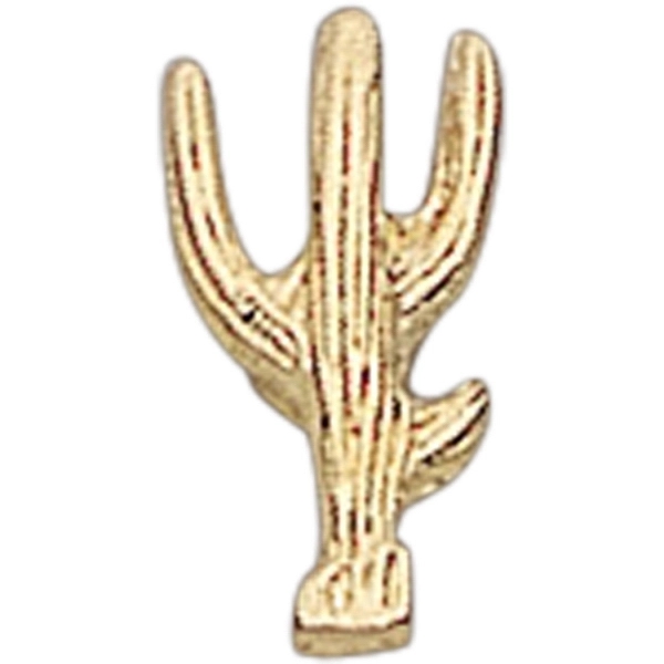 Cactus shape lapel pin with military clutch.... from ASI 68760 Marken Industries / Marken