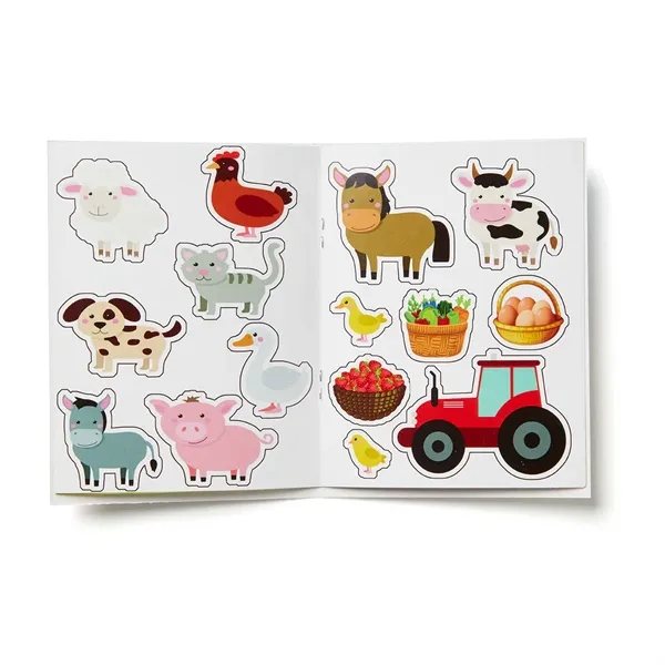 4.5" x 5.5" kids sticker book with farming, police, firehouse or... from ASI 63549 Jornik Manufacturing Corp / Jornik