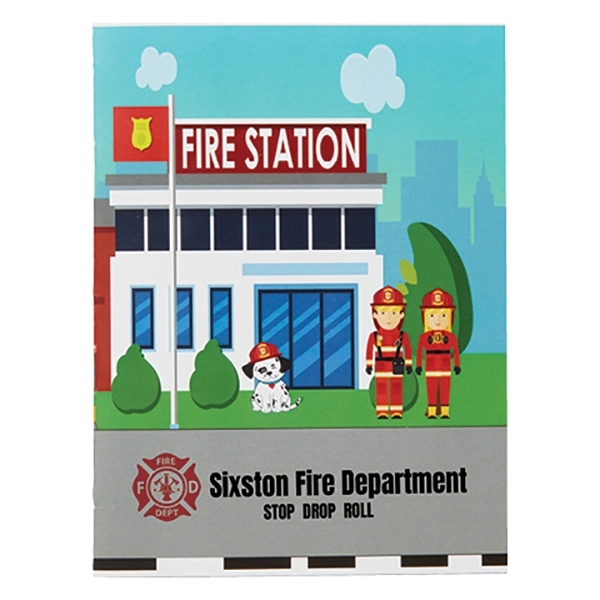 4.5" x 5.5" kids sticker book with farming, police, firehouse or... from ASI 63549 Jornik Manufacturing Corp / Jornik