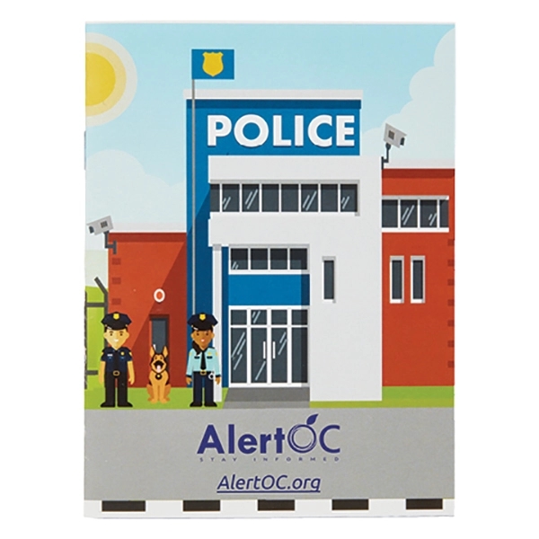 4.5" x 5.5" kids sticker book with farming, police, firehouse or... from ASI 63549 Jornik Manufacturing Corp / Jornik