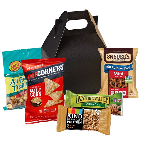 Crowd Pleaser Gable Box - Recharge Mix contains trail mix, pretzels,... from ASI 71685 Midnite Snax®