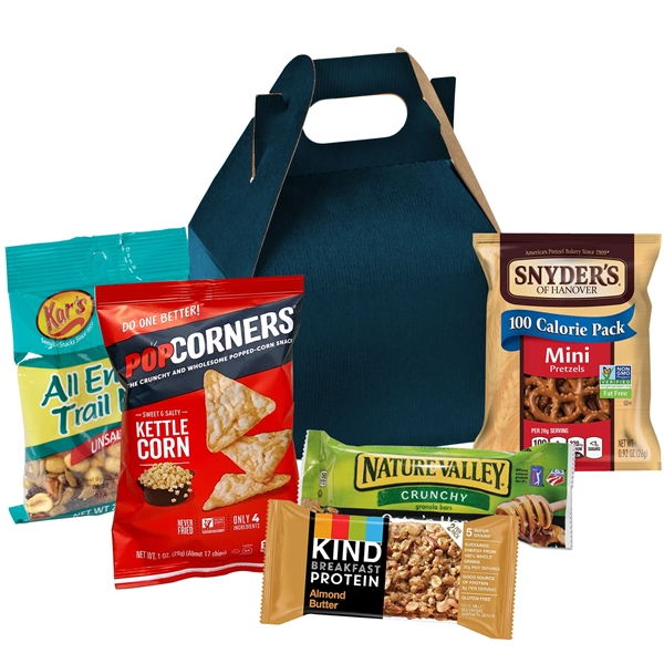 Crowd Pleaser Gable Box - Recharge Mix contains trail mix, pretzels,... from ASI 71685 Midnite Snax®