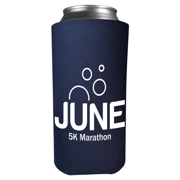 Foam 16 oz. can holder that folds flat for easy storage.... from ASI 61125 Hit Promotional Products / Hit®