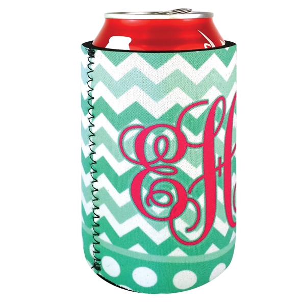 Full color can holder that folds flat for easy storage.... from ASI 61125 Hit Promotional Products / Hit®