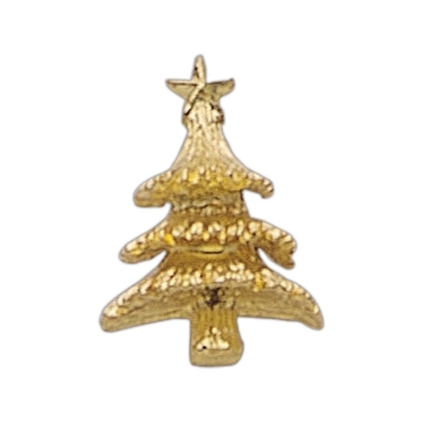 Christmas tree lapel pin with military clutch.... from ASI 68760 Marken Industries / Marken