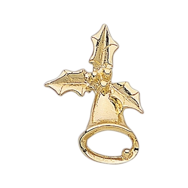 Christmas bells lapel pin with military clutch.... from ASI 68760 Marken Industries / Marken