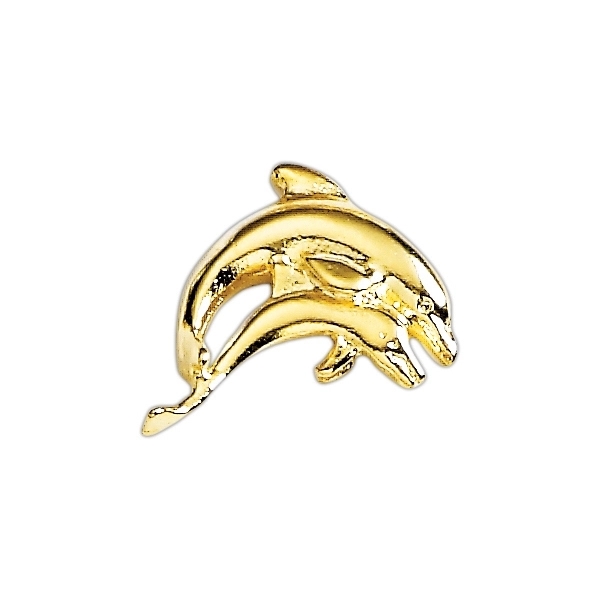 Dolphin lapel pin with military clutch.... from ASI 68760 Marken Industries / Marken