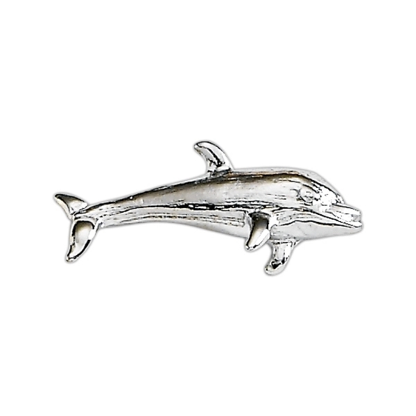 Dolphin lapel pin with military clutch.... from ASI 68760 Marken Industries / Marken