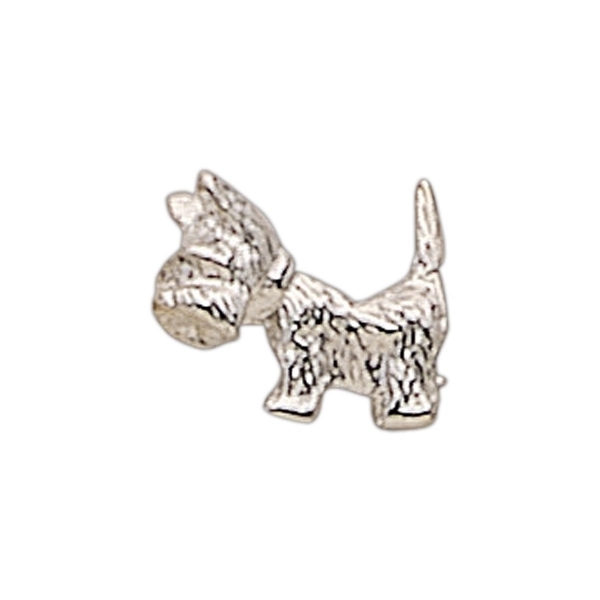 Dog shape lapel pin with military clutch.... from ASI 68760 Marken Industries / Marken