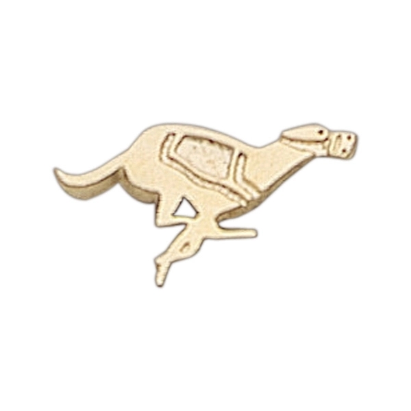 Dog shape lapel pin with military clutch.... from ASI 68760 Marken Industries / Marken