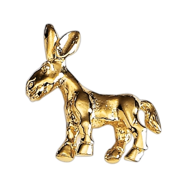 Donkey/mule lapel pin with military clutch.... from ASI 68760 Marken Industries / Marken