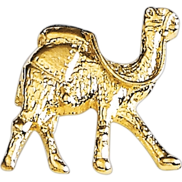 Camel lapel pin with military clutch, up to 3/4".... from ASI 68760 Marken Industries / Marken