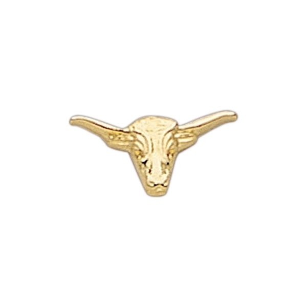 Steer or cow lapel pin with military clutch.... from ASI 68760 Marken Industries / Marken