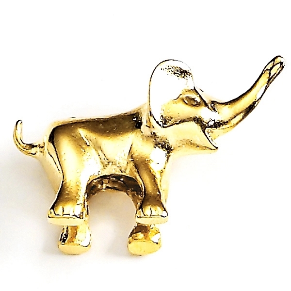 Elephant shape lapel pin with military clutch.... from ASI 68760 Marken Industries / Marken
