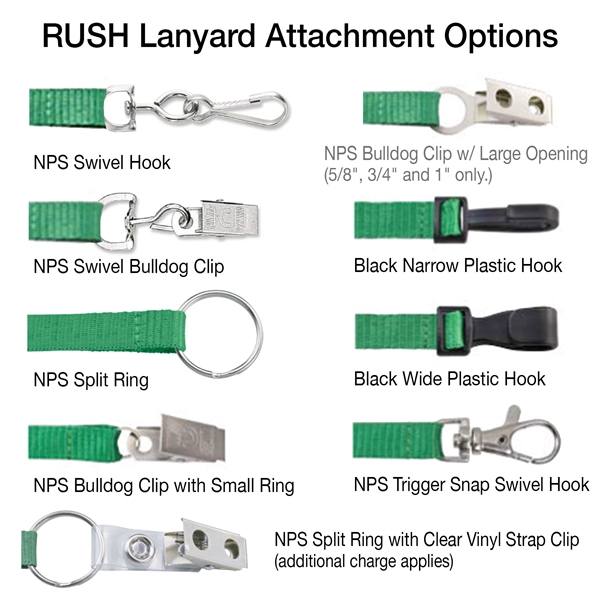 Quality custom lanyards with a huge selection of attachment options. Hundreds... from ASI 79898 Promovision / PROMOVISION