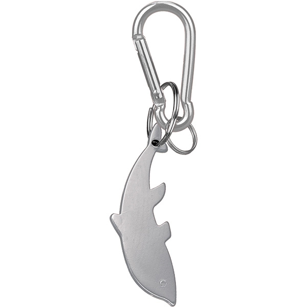 Deluxe aluminum can and bottle opener with split key ring and... from ASI 74585 Nu Promo International / Nu Promo Line