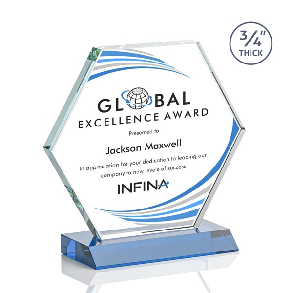 The Pickering VividPrint™ Starfire Crystal Award features a brilliant... from ASI 84592 St Regis Group / St Regis