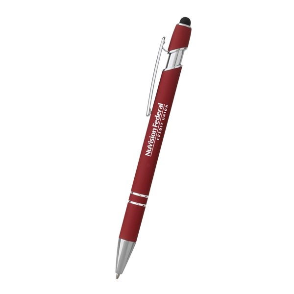 Aluminum ballpoint pen with stylus on top.... from ASI 61125 Hit Promotional Products / Hit®