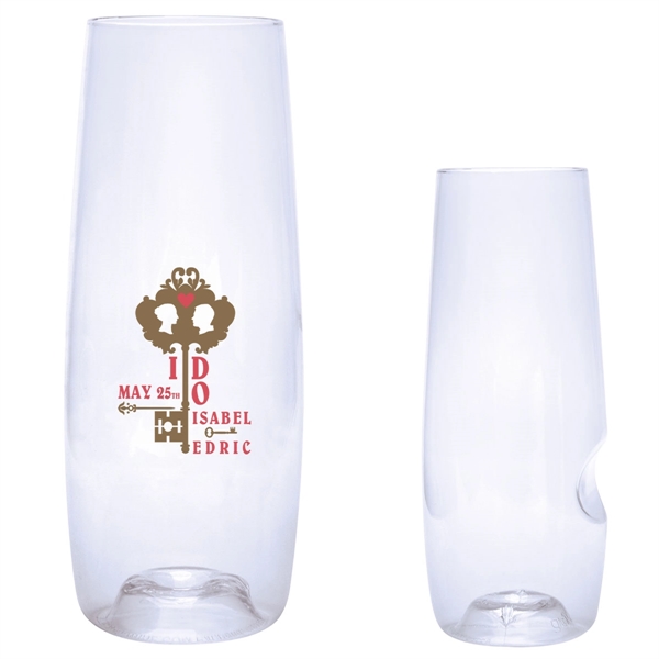8 oz. Govino® champagne flute, available with custom imprinting.... from ASI 62190 Illini