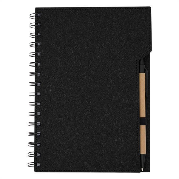 Inspire spiral notebook with 80 lined pages, a sticky notepad, and... from ASI 61125 Hit Promotional Products / Hit®