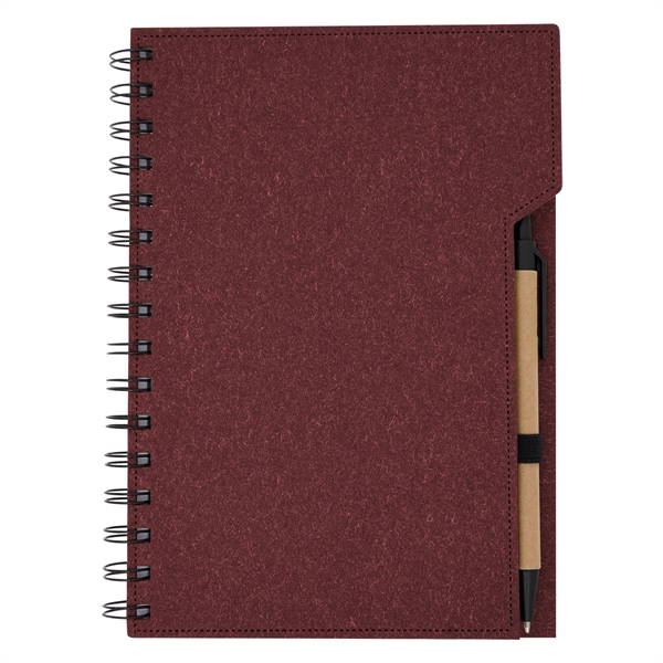 Inspire spiral notebook with 80 lined pages, a sticky notepad, and... from ASI 61125 Hit Promotional Products / Hit®