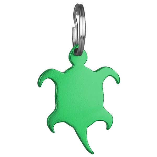 Turtle Shaped Bottle Opener Keychain Key Holder... from ASI 74585 Nu Promo International / Nu Promo Line