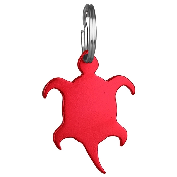 Turtle Shaped Bottle Opener Keychain Key Holder... from ASI 74585 Nu Promo International / Nu Promo Line