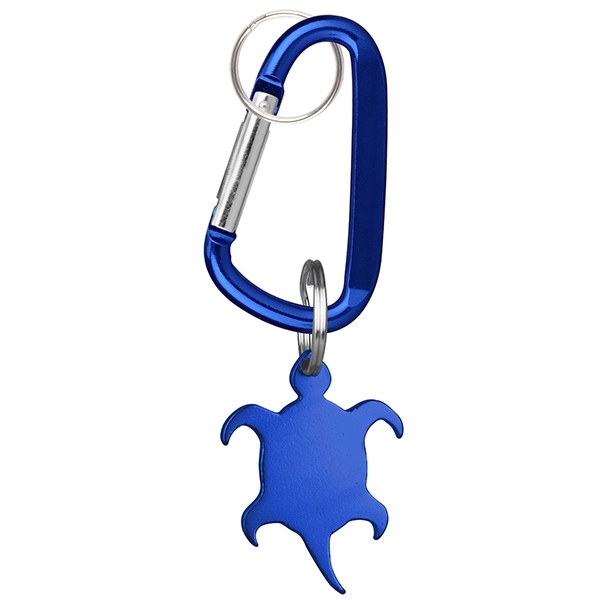 Turtle deluxe aluminum can and bottle opener with split key ring... from ASI 74585 Nu Promo International / Nu Promo Line