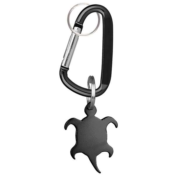 Turtle deluxe aluminum can and bottle opener with split key ring... from ASI 74585 Nu Promo International / Nu Promo Line