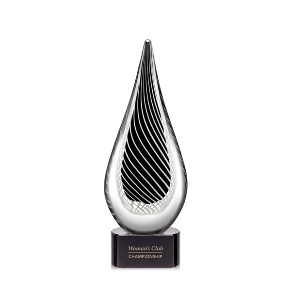 This amazing hand blown Artglass award features a black core enclosed... from ASI 84592 St Regis Group / St Regis