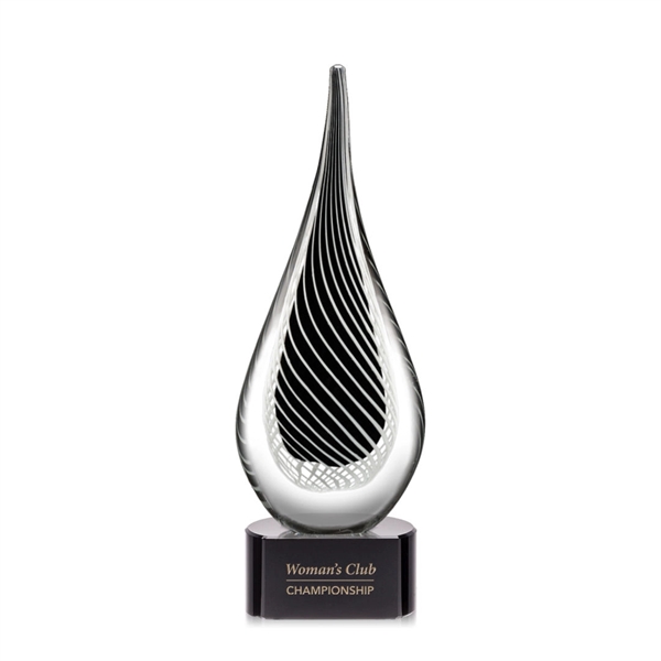 This amazing hand blown Artglass award features a black core enclosed... from ASI 84592 St Regis Group / St Regis