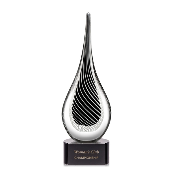 This amazing hand blown Artglass award features a black core enclosed... from ASI 84592 St Regis Group / St Regis