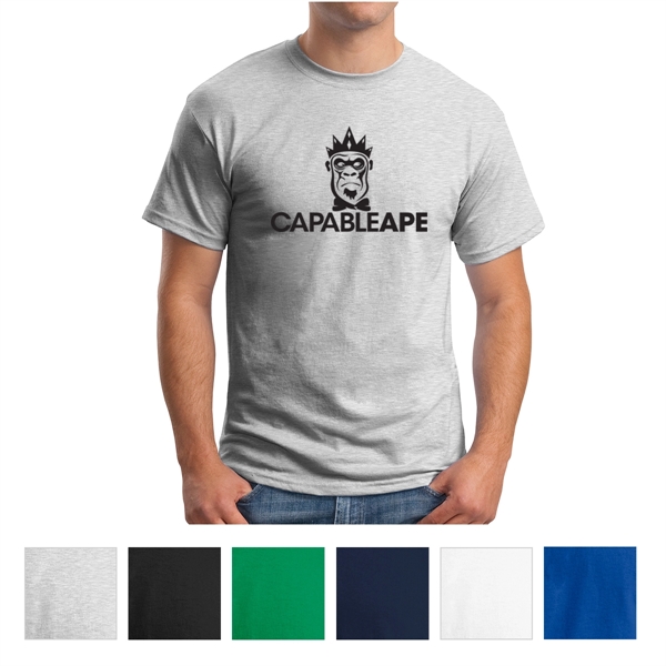 Hanes EcoSmart 50/50 cotton/polyester T-shirt made with up to 5% recycled... from ASI 61125 Hit Promotional Products / Hit®